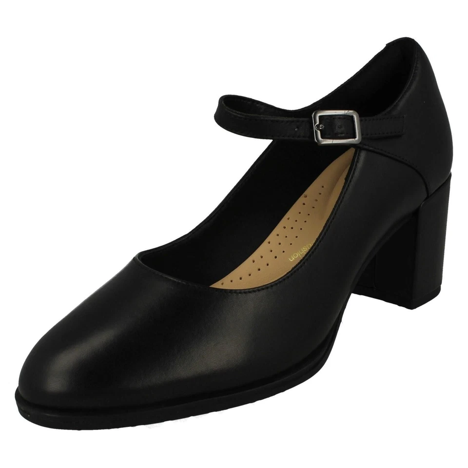 Chaussures À Talons En Cuir Mary Jane Freva55 Pour Femmes Avec Boucle - Photo 1/1