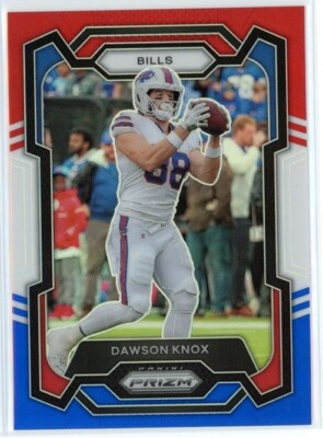 DAWSON KNOX 2023 Panini Prizm Red White Blue RWB #28 Bills