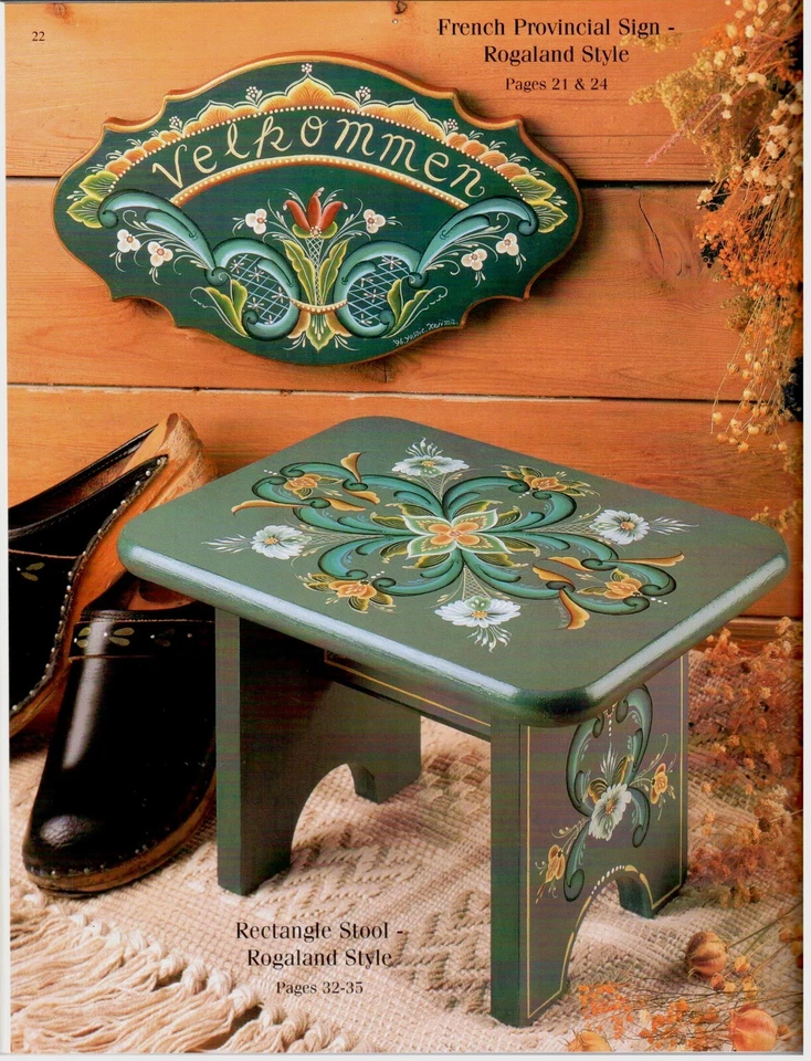 Rosemaling A Worldwide Art Yoshie Kojima Folk Art Decorative Painting Book - Image 4 of 4