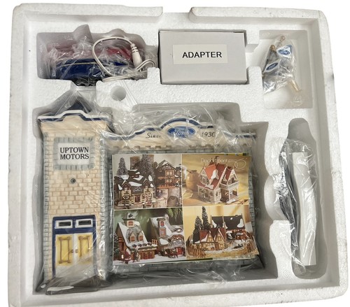 Dept. 56 Ford Uptown Motors Snow Village 1998 *Rare* Brand New #54941 NOS - Picture 3 of 6