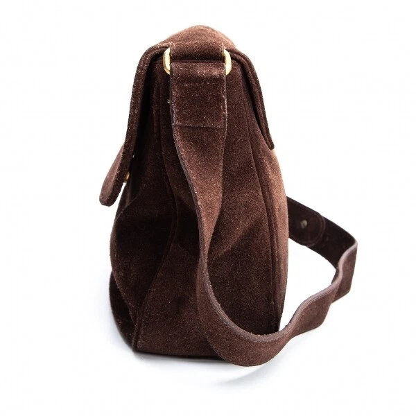 Bolso de Hombro Sonia Rykiel Gamuza Marrón Mujer Bolso Original Popular JPN Vin Foto 3 de 4