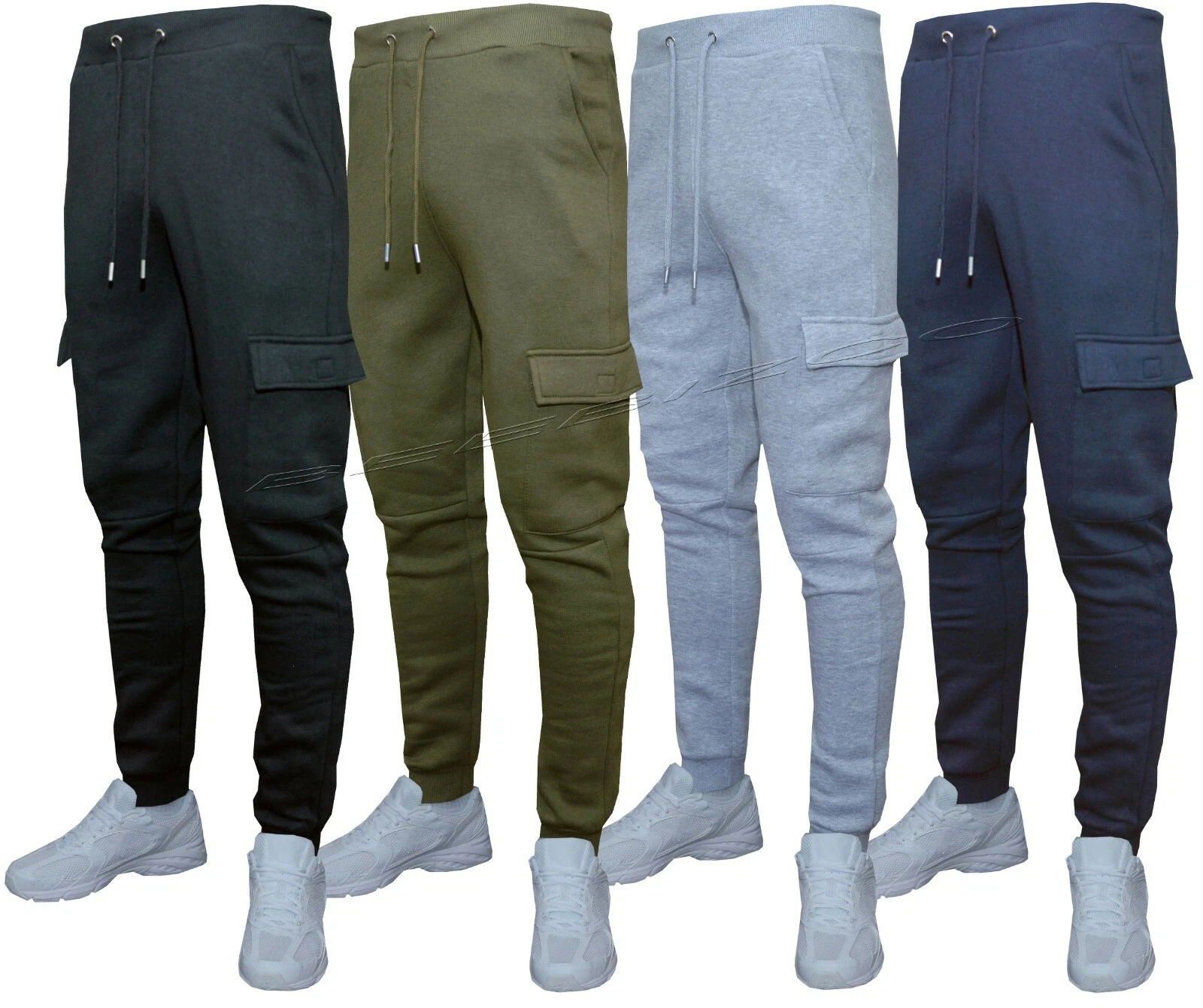 Mens Slim Fit Jogging Bottoms Cargo Combat Plain Skinny Track Sweat Pants S-2XL
Opens in a new windo