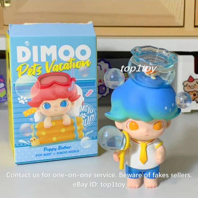 DIMOO Pets Vacation ポップマート フィギュア POPMART POP MART x DIMOO Pets Vacation Series Bubble Sailor Mini