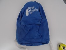 vintage 1989 Syracuse Winterfest canvas 2-compartment souvenir backpack