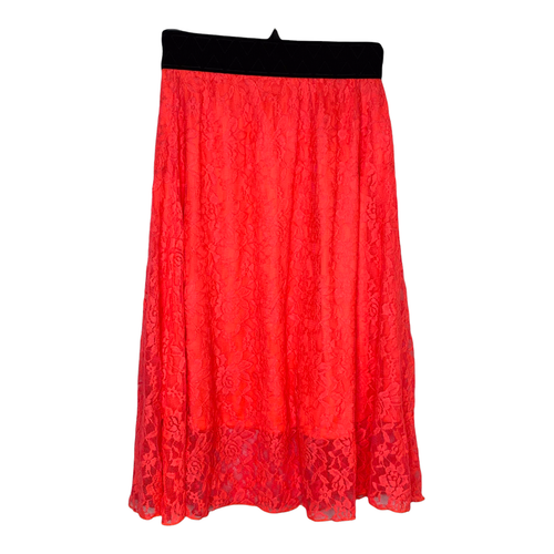 LuLaRoe Skirt Women's  XXS 2XS Ladies Lola Lace Hot Pink  (4391) - 第 1/8 張圖片