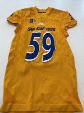 Game Worn Used Adidas San Jose State Spartans SJSU Football Jersey XL 13 #59