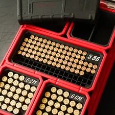 Ammo Bin For Milwaukee Packout 5.56 Nato | Deep Rectangle Caliber Storage Can