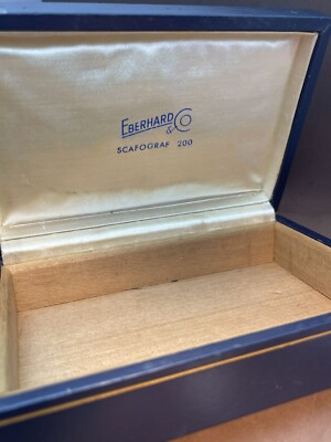  Vintage Diver Eberhard Scafograf 200 Rare Box Watch 