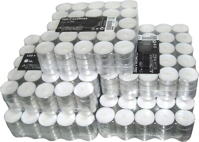 IKEA Glimma Kerzen 500er Silber Wachskerzen