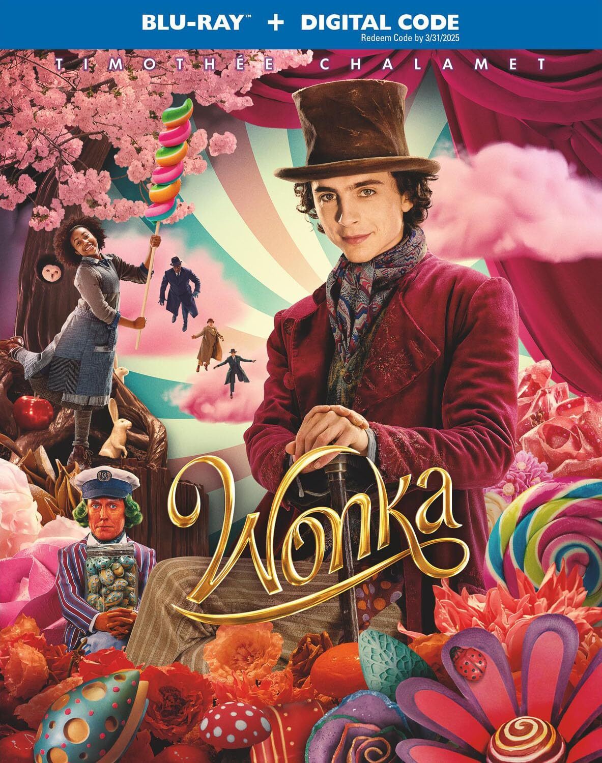 Wonka (Blu-ray + Digital) (Blu-ray)
