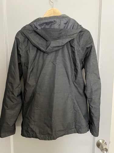 Columbia Women's Gray Interchange Ski Waterproof Nylon Hooded Zip Jacket Size S - Picture 5 of 5