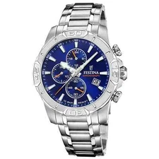 Festina F20704/2 Men's Blue Timeless Chronograph Watch