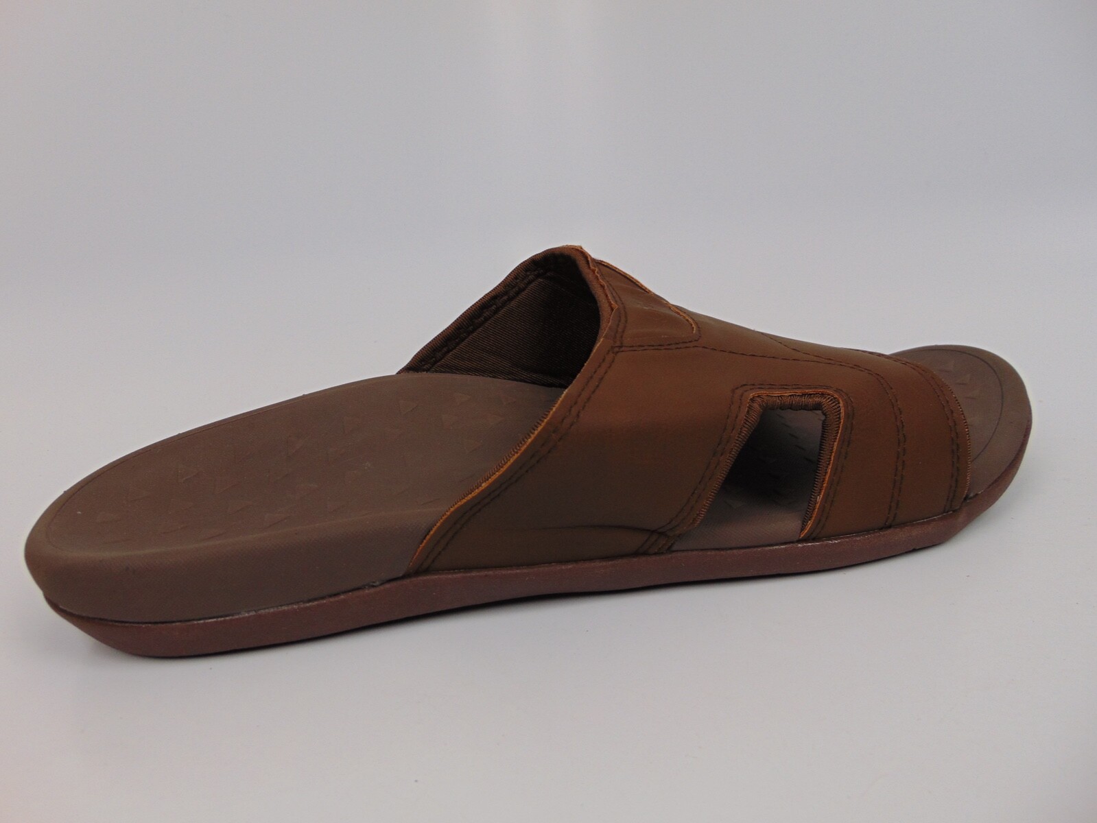 UTENAG Men's Orthotic Arch Support Slide Sandals US Size 12.0 M, Brown