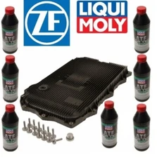 For BMW Auto Trans Service Kit Oil Pan & Filter Kit Gasket Plugs 7L Fluid ATF