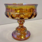 Indiana Iridescent Gold Carnival Glass - 5" Wedding Bowl #1256 - With Box - VTG