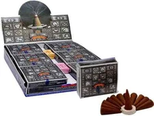 Nag Champa Satya Sai Baba Temple Incense Cones Carton, 12 Box (Super Hit)