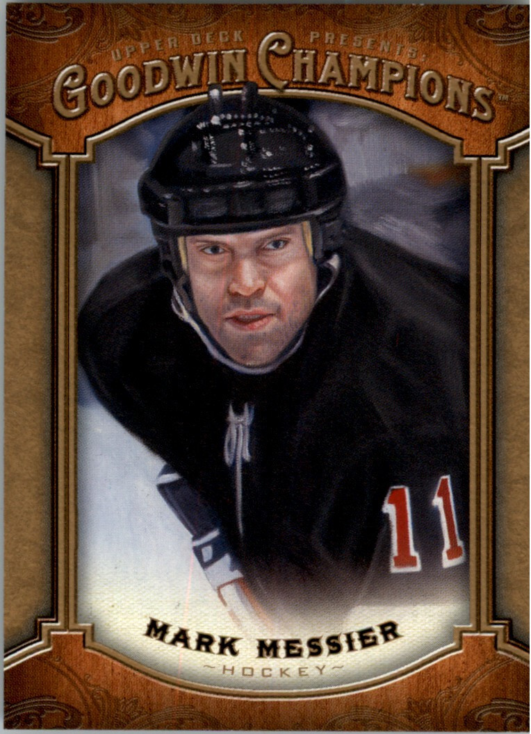 2014 Upper Deck Goodwin Champions 55 Mark Messier Oilers Rangers HOF Hockey Card