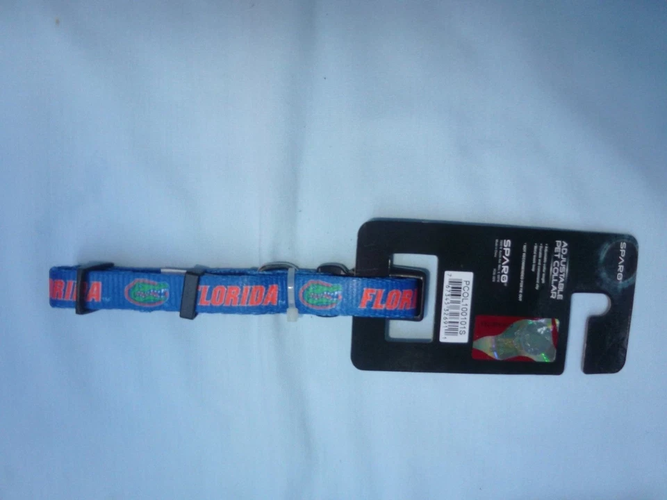 FLORIDA GATORS 9 «- 14» длиной собаки/домашнего животного воротник размер маленький 5/8» широкий новый с Ярлыками от Sparo - Изображение 3 из 4