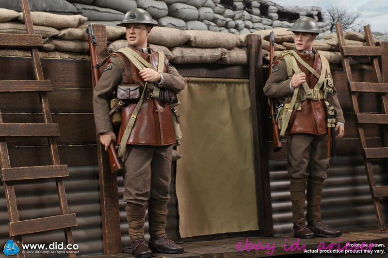 DID E60064 第一次世界大戦英軍歩兵 塹壕シーンセット1/6スケールアク DID E60064 第一次世界大戦英軍歩兵 塹壕シーンセット1/6