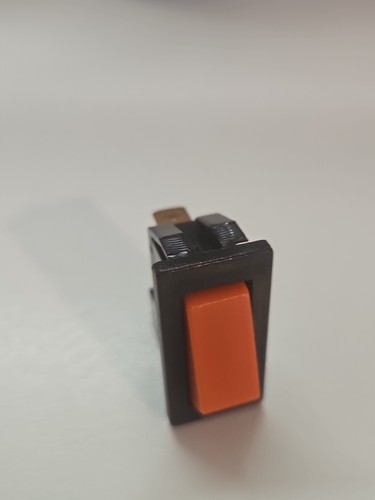 INTERRUTTORE 3 PIN ON OF Rocker Switch 50W 12V NOS colore arancione marca DELKE - 第 9/17 張圖片