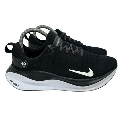 Nike ReactX Infinity Run 4 Mens Size 7 US FN0881-001 Black White Athletic Shoe