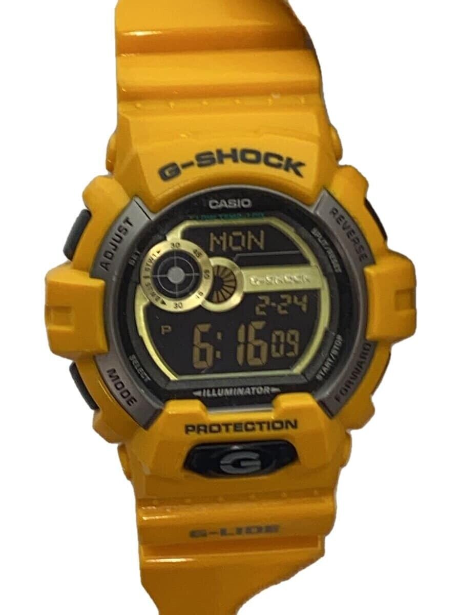 CASIO G-SHOCK GLS-8900-9JF Yellow Resin Quartz Digital Watch CASIO G-SHOCK GLS-8900-9JF Yellow Resin Quartz Digital Watch