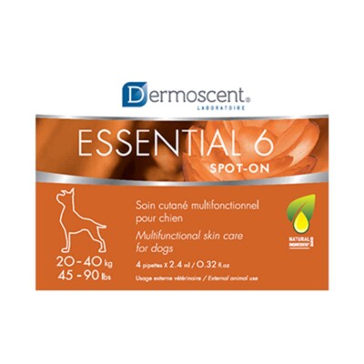 Dermoscent Essential 6 Spot-On Skin Treatment for Dogs 45-90 lb.