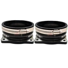 2Pcs New For Mercury Verado Air Intake Isolator w/ Clamp 8M0113513 & 815504256