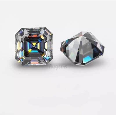 Ct Bellissimo Diamante Colore Nero Asscher Pietra Preziosa