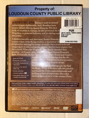 (未使用･未開封品)Nova: Wings of Madness [DVD] Nova - Wings of Madness (DVD, 2007) The Daring Flights Of Alberto