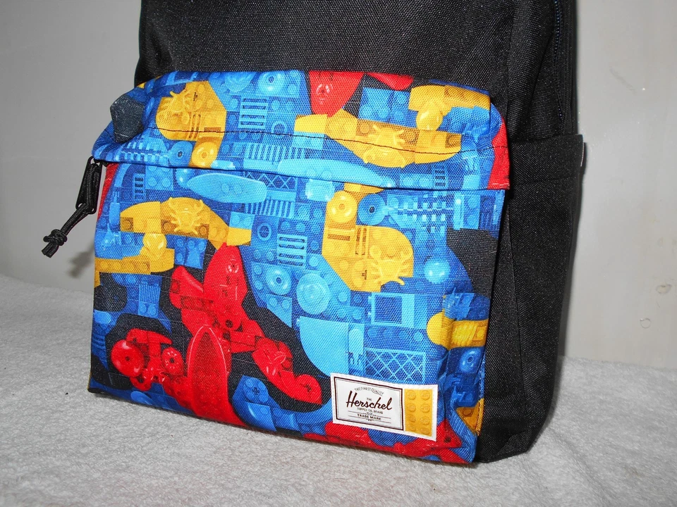 HERSCHEL SUPPLY CO X LEGO NEW! W/TAGS CLASSIC 17X12 BACKPACK                   - Image 2 of 4