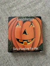 Longaberger 2000 JACK O' LANTERN Tie-on Set #37800 - NEW IN BOX