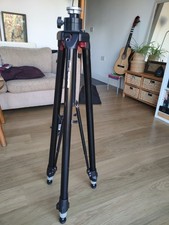 Manfrotto 058B Triaut Black Heavy Duty Camera Tripod