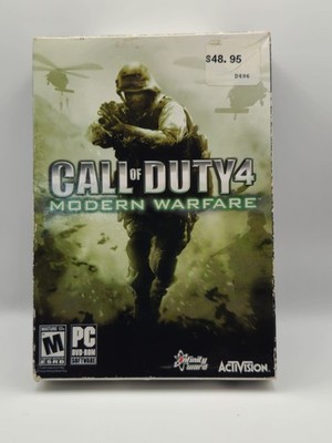 Call of Duty 4 Modern Warfare Vintage PC Game 2007