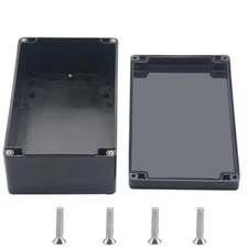 Outdoor Waterproof Junction Box IP67 Project Box ABS Black Electrical Boxes E...