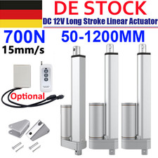 12V 700N 50mm-1000mm Elettrico Attuatore Lineare Motore Actuator 15mm/s DE STOCK
