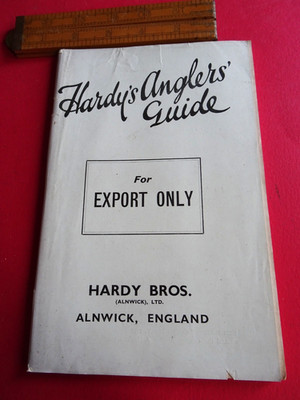 EIN SELTENER EXPORT NUR 1948 VINTAGE HARDY ANGLERS GUIDE + GROSSER SPIELKATALOG
