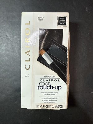Clairol Root Touch-Up Temporary Concealing Powder, Black Hair Color, Pack of 1
