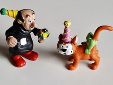 Schleich Schlumpf Jubiläums Set 2008 Party Gagamel 20703 und Azrael 20702 Smurf