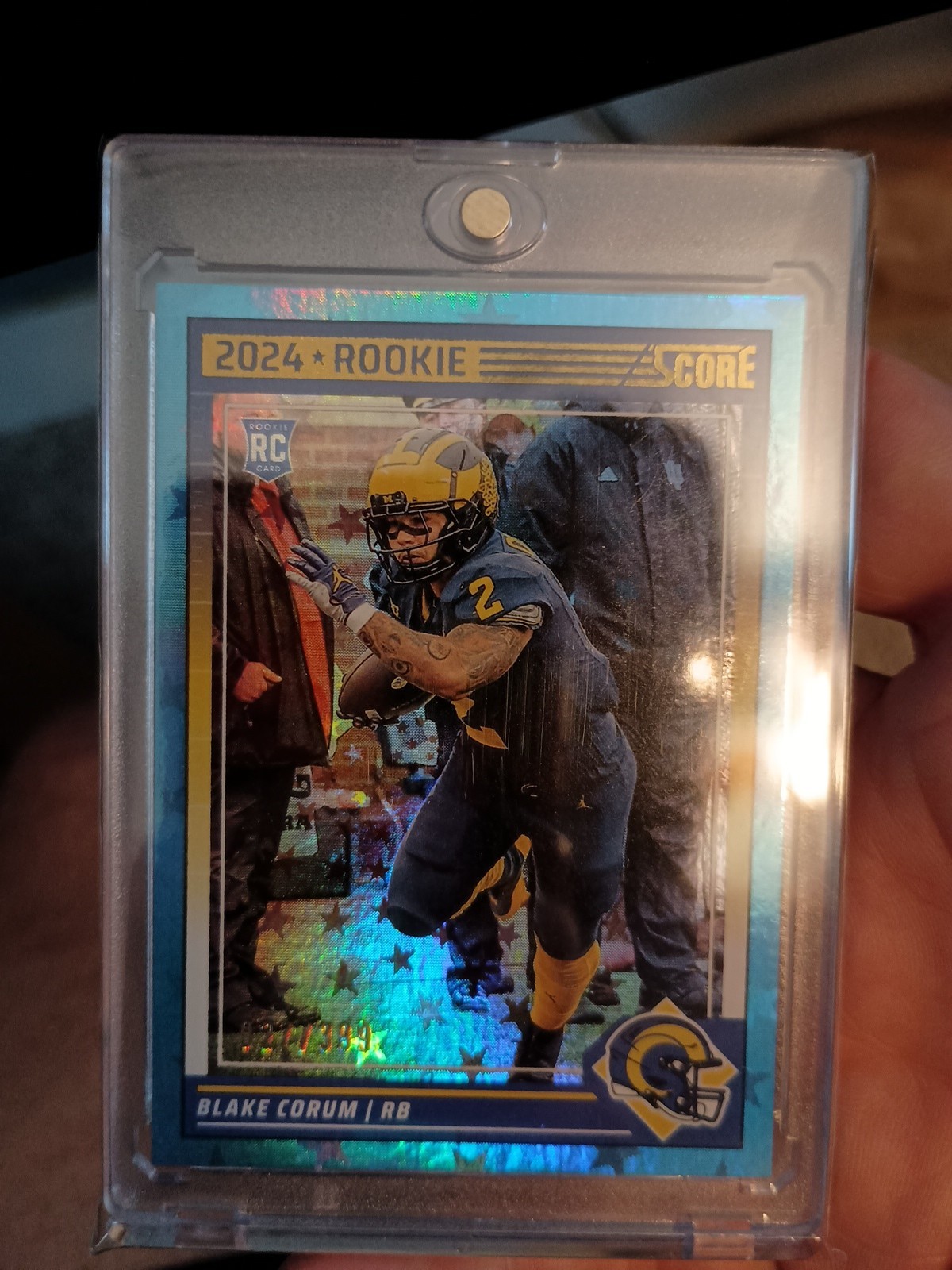 2024 Score - Rookies Blake Corum #389 Stars /399 (RC)