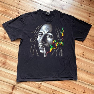 Vintage 90s Bob Marley Graphic T-Shirt | Size 2XL | Single Stitch | The Roxx