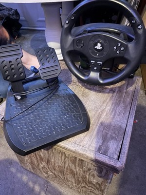 Thrustmaster Racing Wheel and Pedal Set Black for PlayStation 3 4