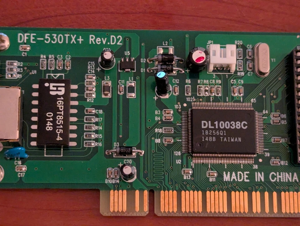 D-Link DFE-530TX+ PCI Fast Ethernet Network Adapter 10/100 NIC – Rev D2 – DL1003 - Image 3 of 4
