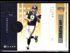 2001 Upper Deck Football Drew Brees Rookie e-Card #E-DB. rookie card picture