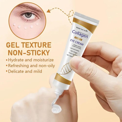Collagen Eye Cream skincare Anti Dark Circles Eye Bags Firming Moisturizing- - Picture 9 of 10