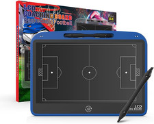 13.5'' Electronic Football Tactical Board, Basketball Coaching LCD Soccer Strate