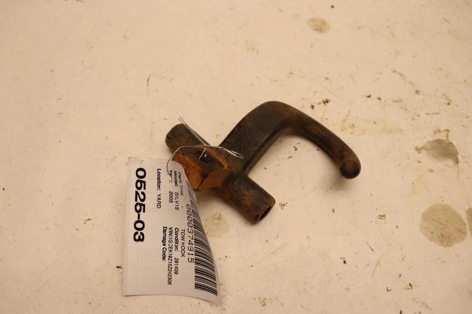 1999-2007 CHEVY SILVERADO 1500 ПЕРЕДНИЙ БУКСИРОВОЧНЫЙ КРЮК ПРИЕМНИК OEM - Изображение 4 из 4