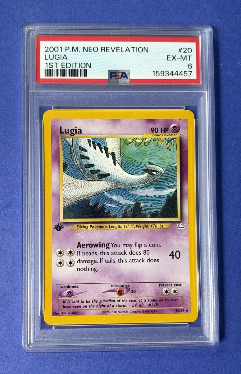 Lugia Pokémon TCG Neo Revelation Individual Collectible Card Game