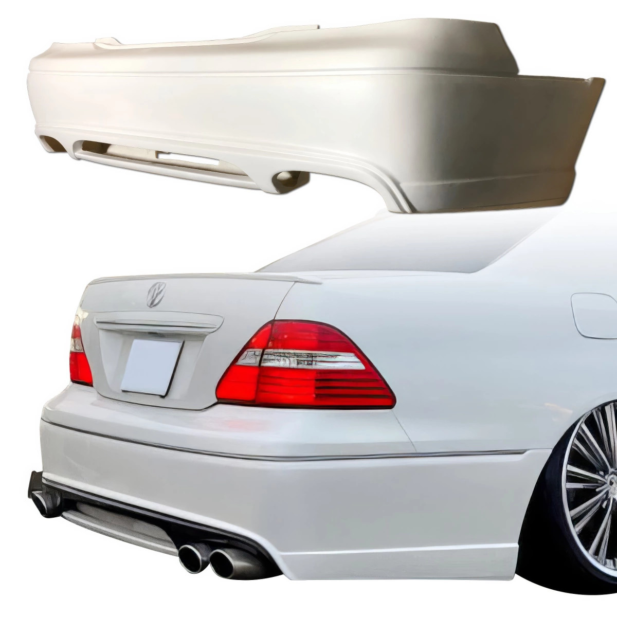 LS430 リアバンパー ModeloDrive FRP JBDN Rear Bumper (UCF31) for LS430 Lexus 04-06