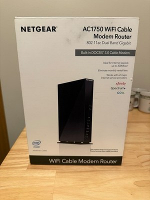 Netgear AC1750 wifi cable modem router C6300 ***NEW OPEN BOX***